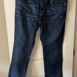 Women’s Levi 505 straight Cut  sz 16 dark wash